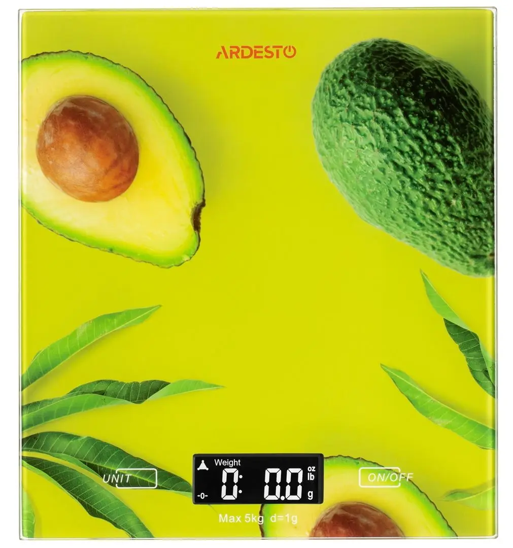 Весы кухонные Ardesto SCK-893AVOCADO (Picture)