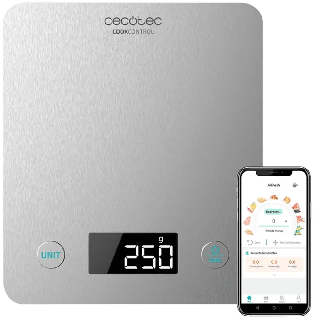 Cantar de bucatarie Cecotec Cook Control 10000 Connected (Silver) - 2