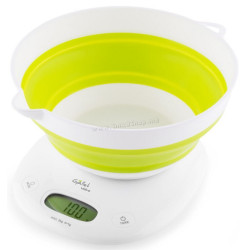 Cantar de bucatarie Gallet BAC407 (White/Green)