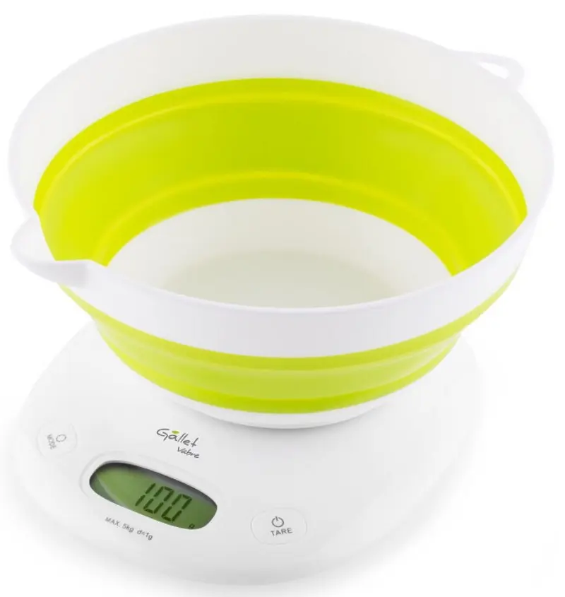 Cantar de bucatarie Gallet BAC407 (White/Green)