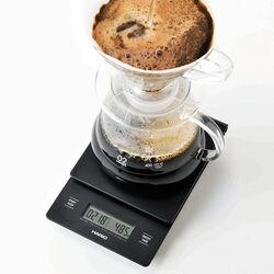 Cantar de bucatarie Hario V60 VSTN-2000B-EX (Black) Thumb