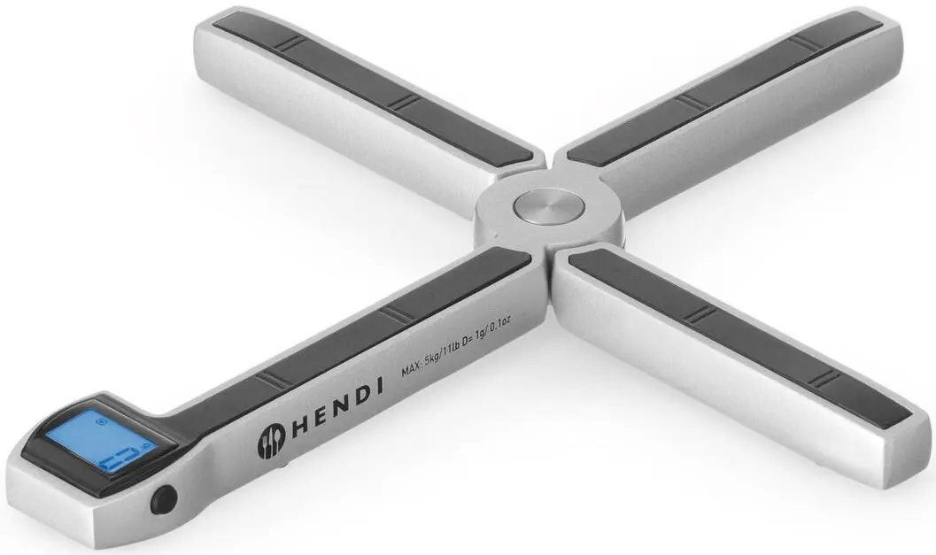 Складные кухонные весы Hendi 580035 (Inox/Black)