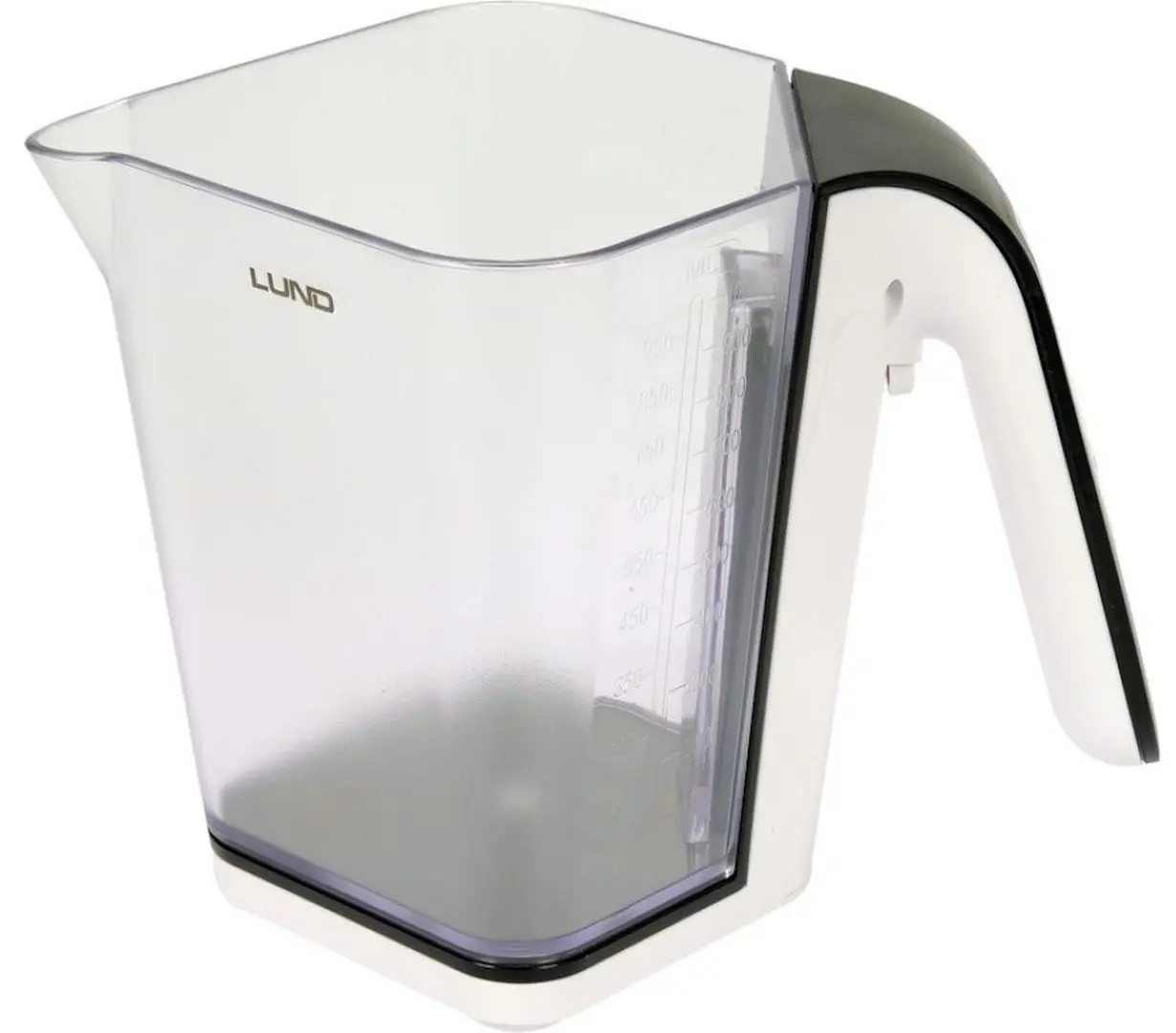 Cantar de bucatarie Lund 68364 (White/Transparent)