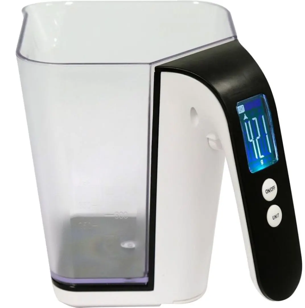 Cantar de bucatarie Lund 68364 (White/Transparent)