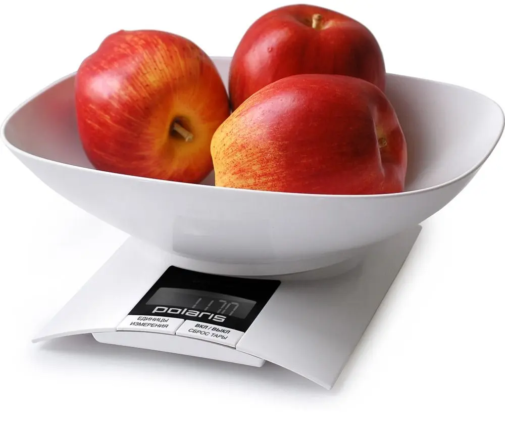 Кухонные весы Polaris PKS 0323DL (White)