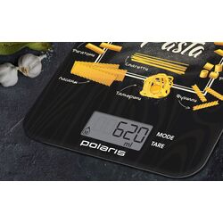 Весы кухонные Polaris PKS 1054DG Pasta (Black) Thumb