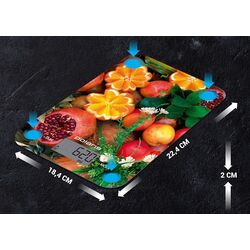 Весы кухонные Polaris PKS 1057DG Fruits (Multicolor) Thumb
