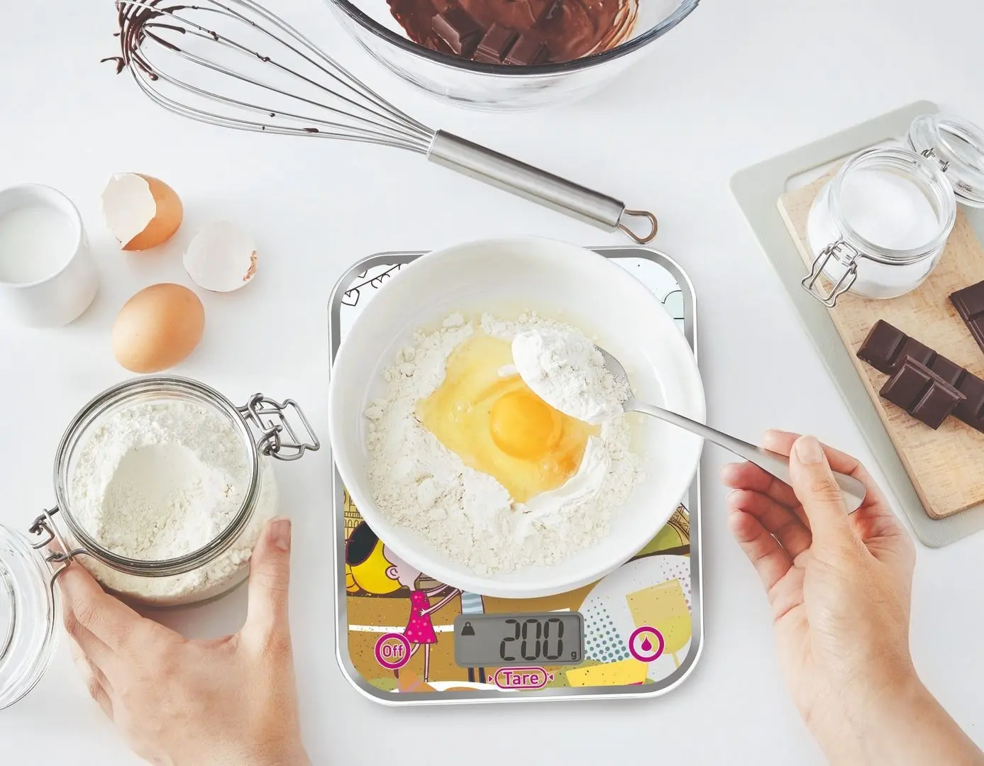 Весы кухонные Tefal BC5125V1 (Multicolor)