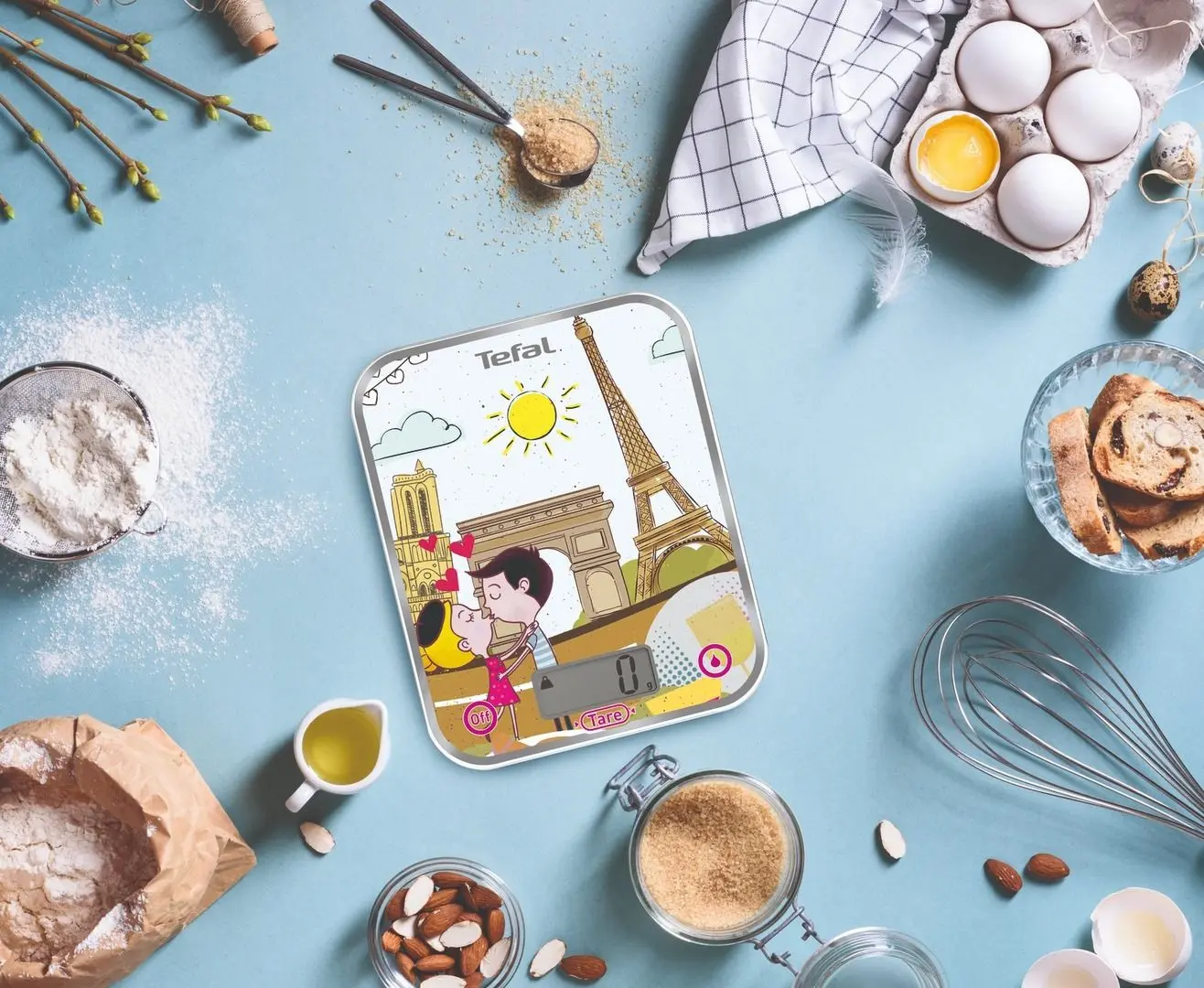 Весы кухонные Tefal BC5125V1 (Multicolor)