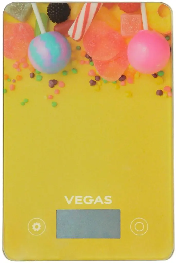 Весы кухонные Vegas VKS-7208KSR (Yellow)