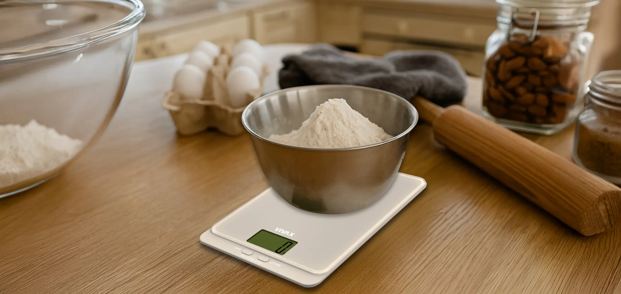 Cantar de bucatarie Vivax KS-502S Lunar (Beige)