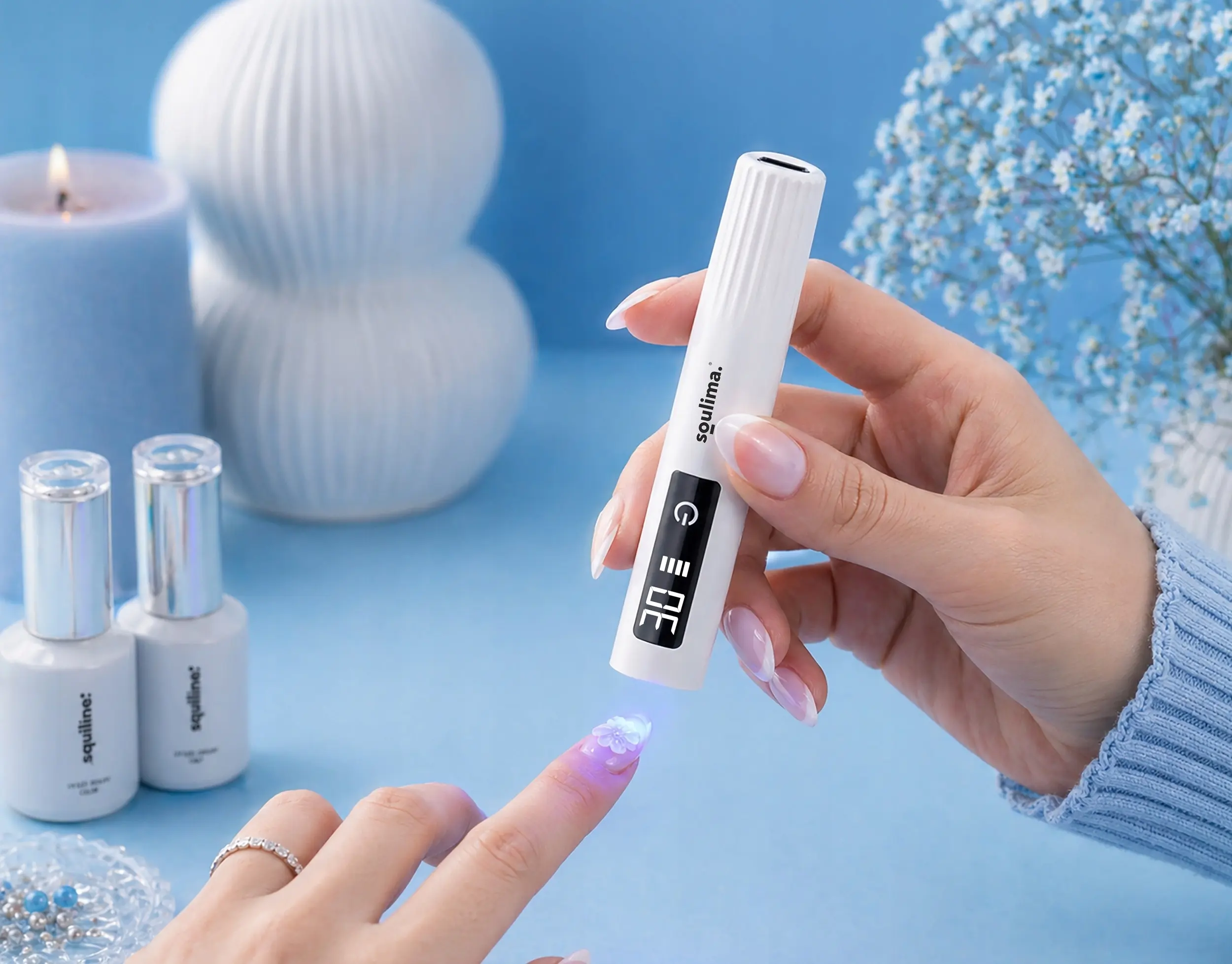 Лампа для маникюра Soulima 27771 (White) - 4
