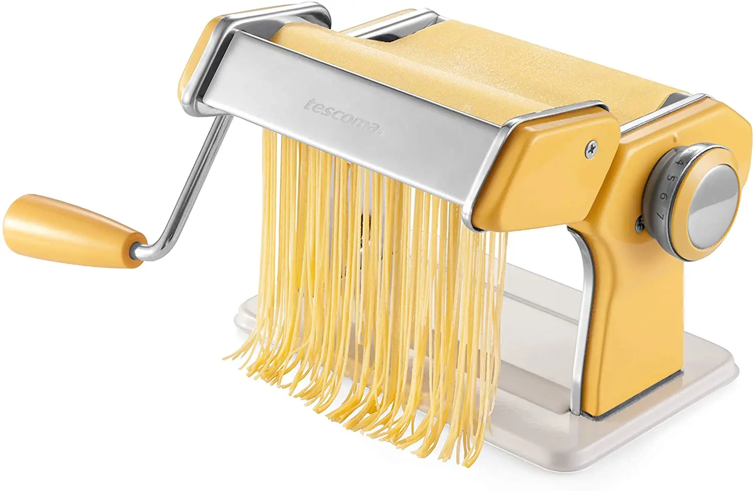 Tăietor pentru tăiței Tescoma Delicia 630872 (Inox/Yellow)