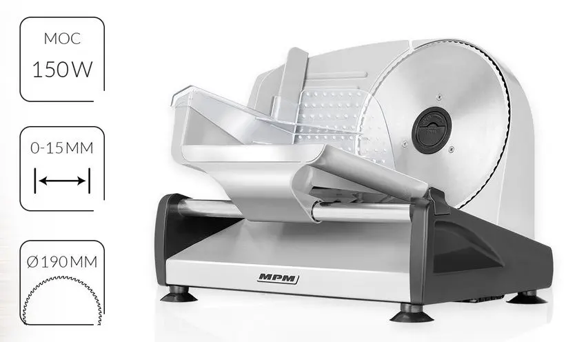 Ломтерезка MPM MKR-04M (Silver)