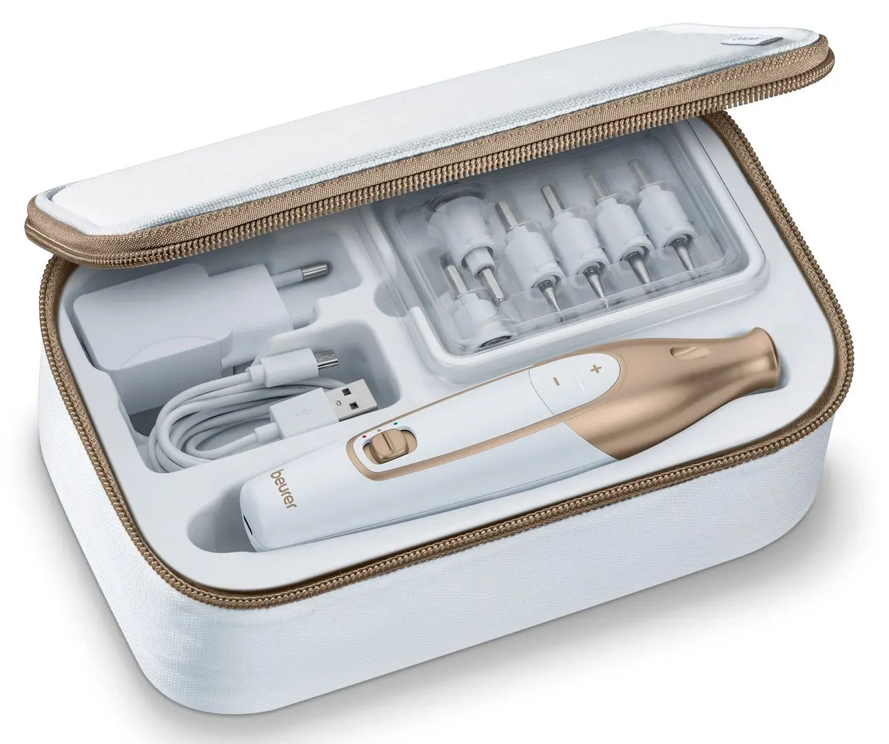 Set de manichiura si pedichiura Beurer MP 64 (White/Golden)