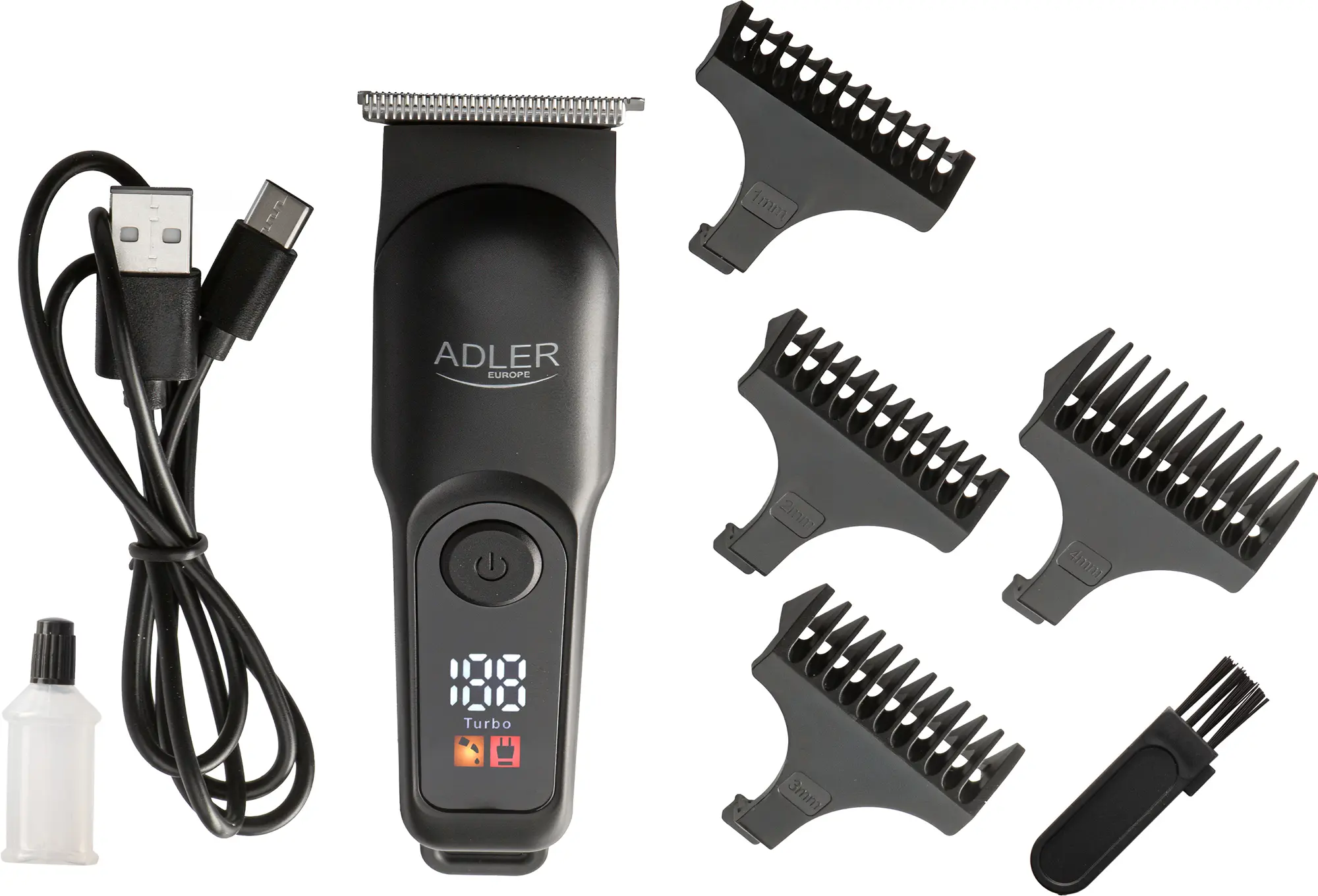 Машинка для стрижки Adler AD 2966 (Black) - 5