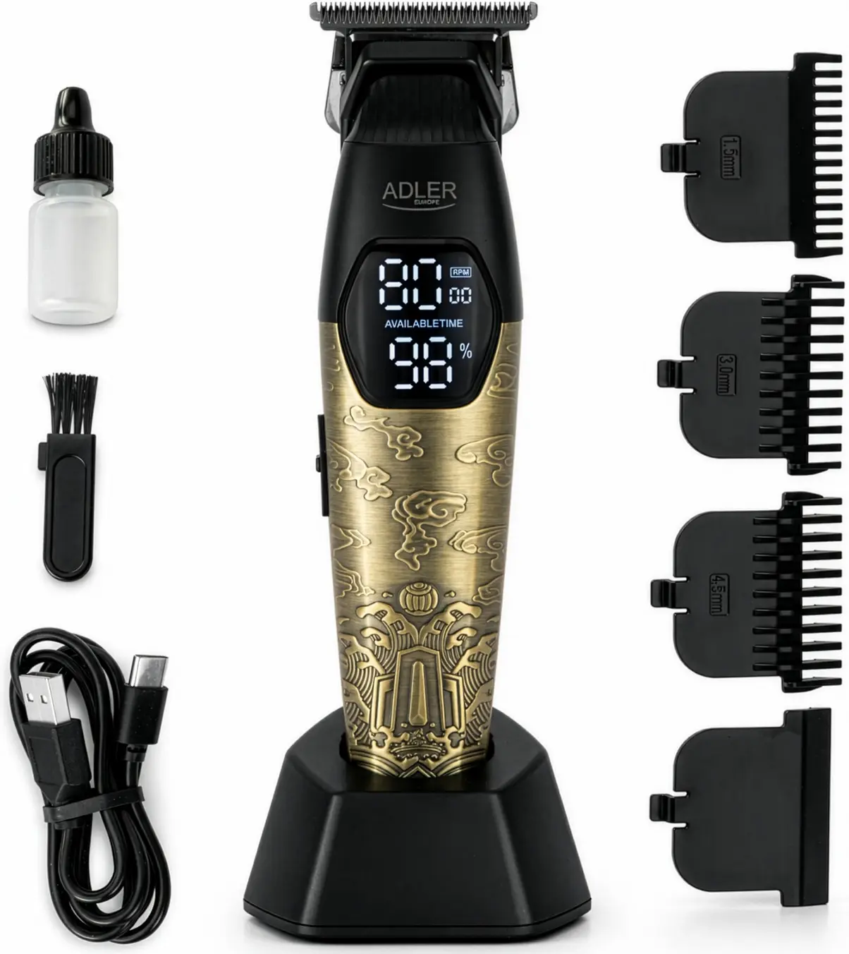 Trimmer Adler AD 2968 (Gold/Black) - 2
