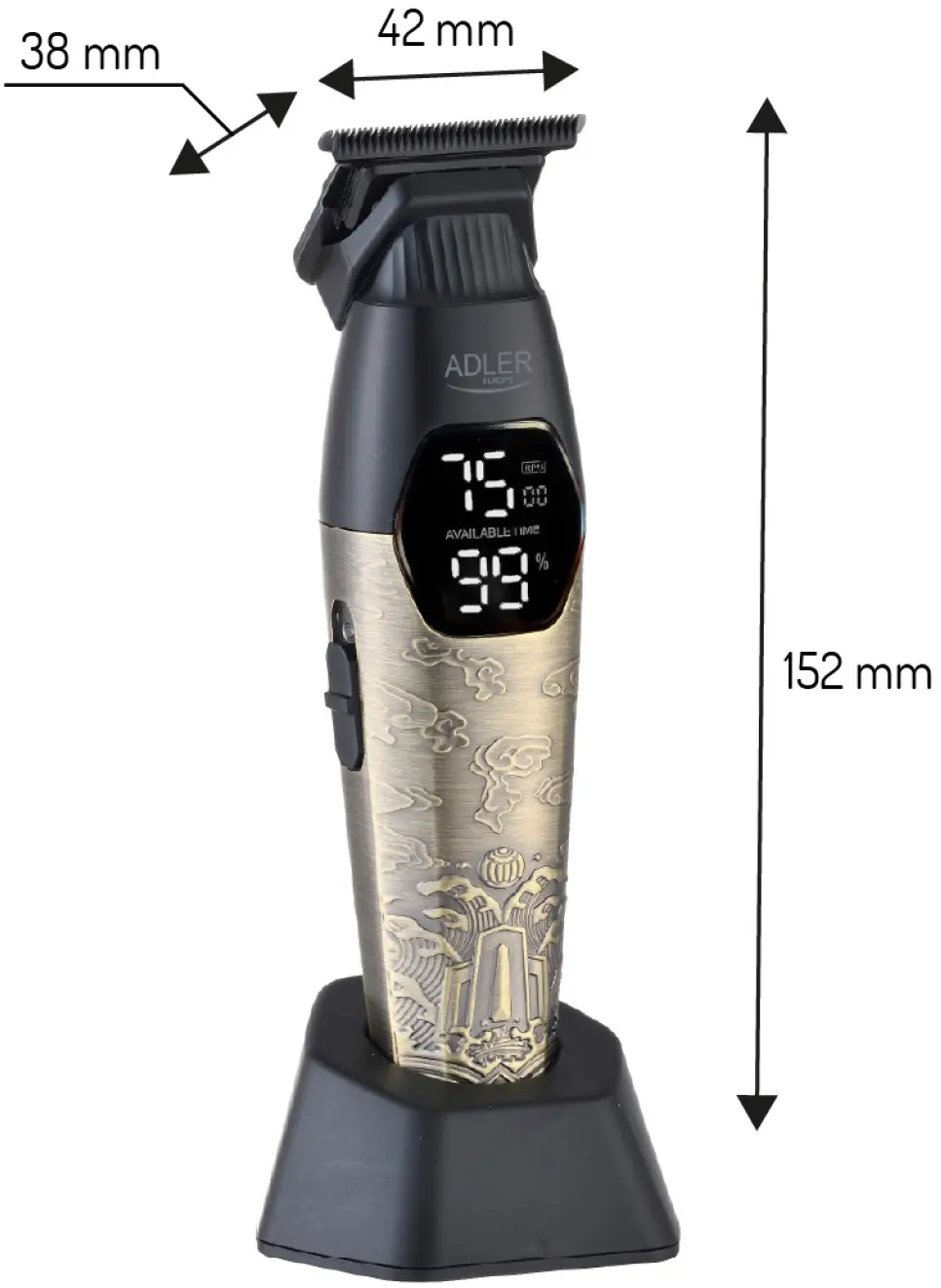 Trimmer Adler AD 2968 (Gold/Black) - 3