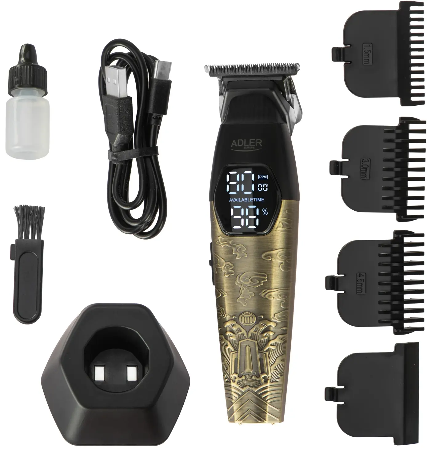 Trimmer Adler AD 2968 (Gold/Black) - 16