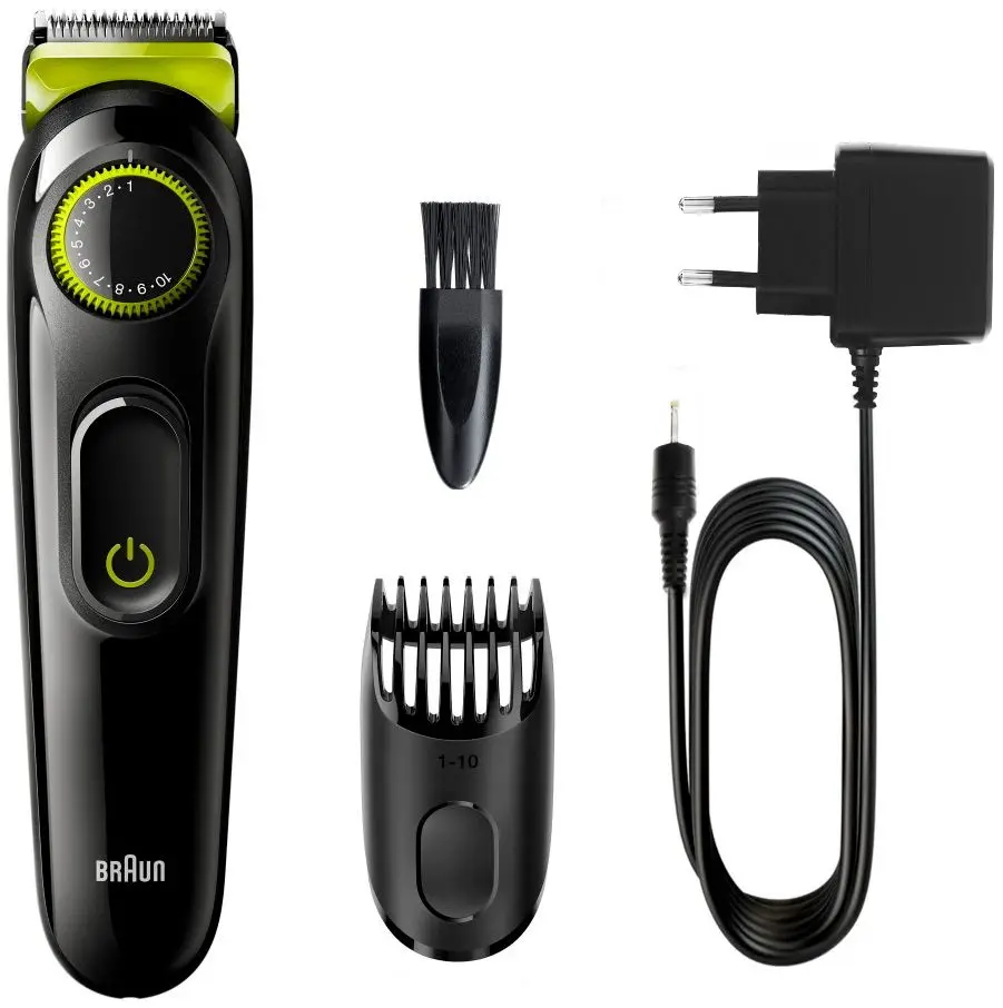 Trimmer Braun BT3221 (Black/Green)