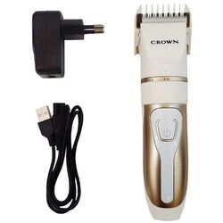 Aparat de tuns Crown CHC-305CR (White/Gold) Thumb