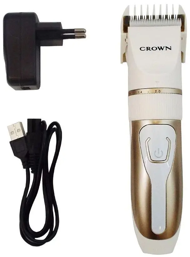 Aparat de tuns Crown CHC-305CR (White/Gold) - 3