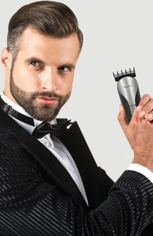 Машинка для стрижки 9in1 Goldmaster Janti GM7141 (Black/Silver)