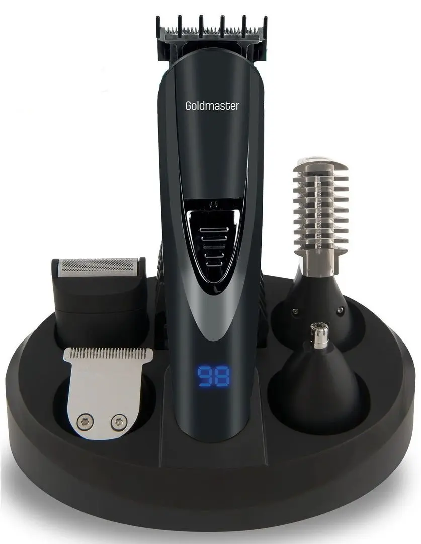 Машинка для стрижки Goldmaster 11in1 GM 8107 (Black/Silver)