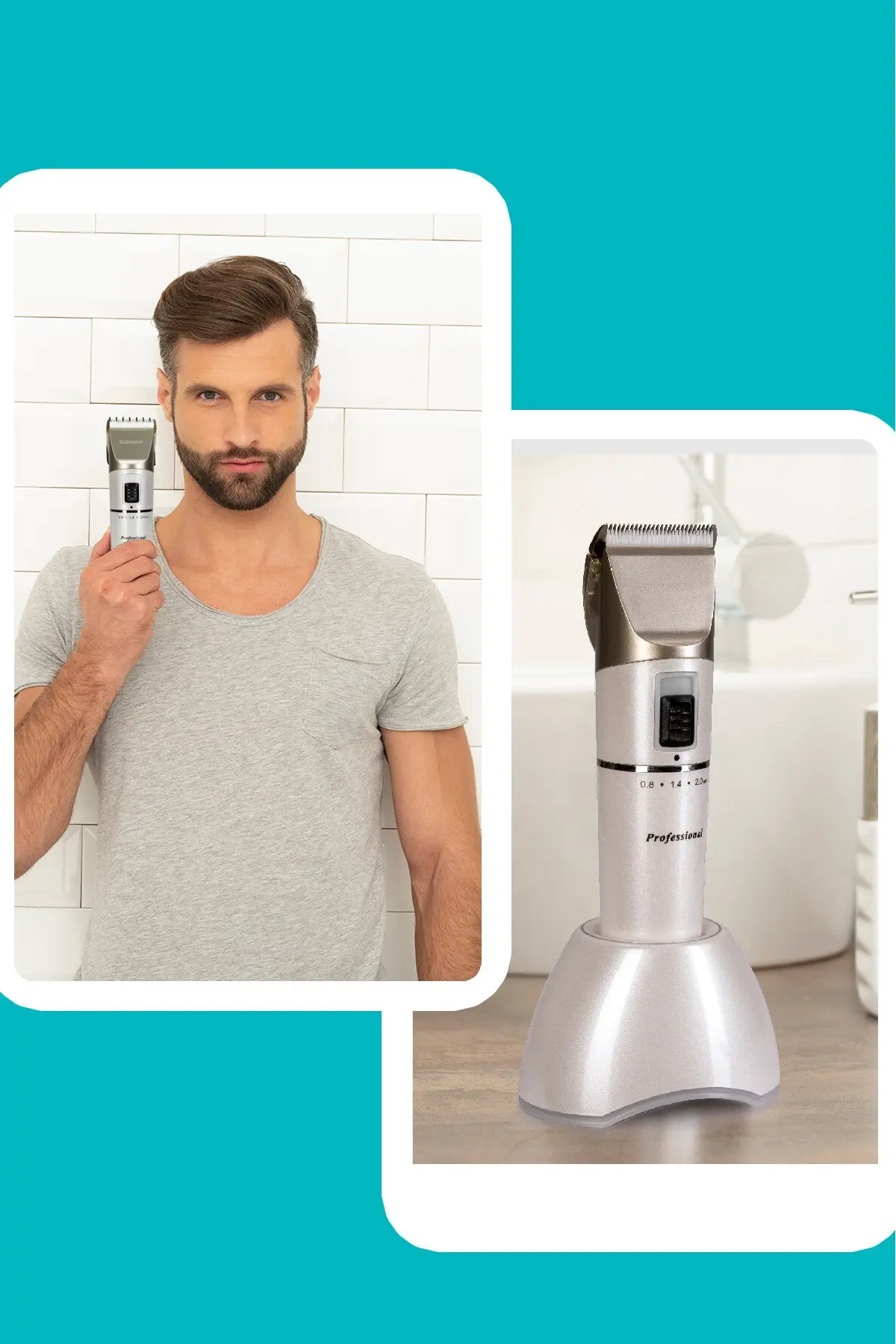 Машинка для стрижки Goldmaster GM-7146 (White)