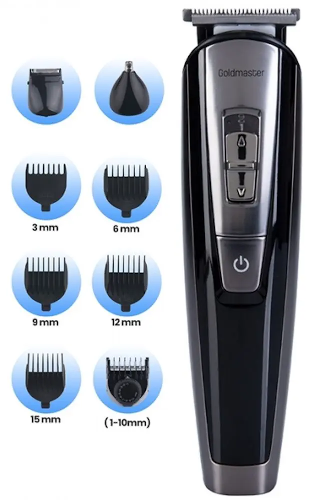 Aparat de tuns GoldMaster GM 8110 (Black/Silver)
