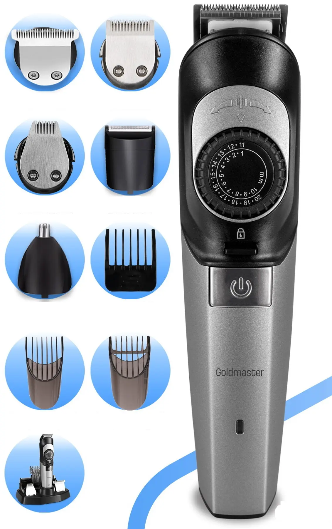 Aparat de tuns Goldmaster GM-8125 (Grey)