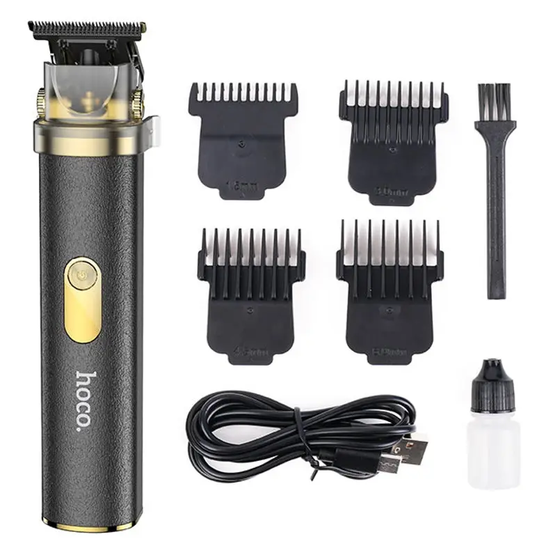 Машинка для стрижки Hoco HP22 Retro (Black/Gold)