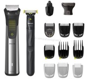 Set aparat de tuns+ trimmer 15in1 Philips MG9552/15 (Silver/Black)