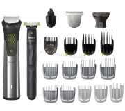 Set aparat de tuns+ trimmer Philips MG9555/15 (Silver/Black)