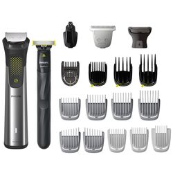 Set aparat de tuns+ trimmer Philips MG9555/15 (Silver/Black)