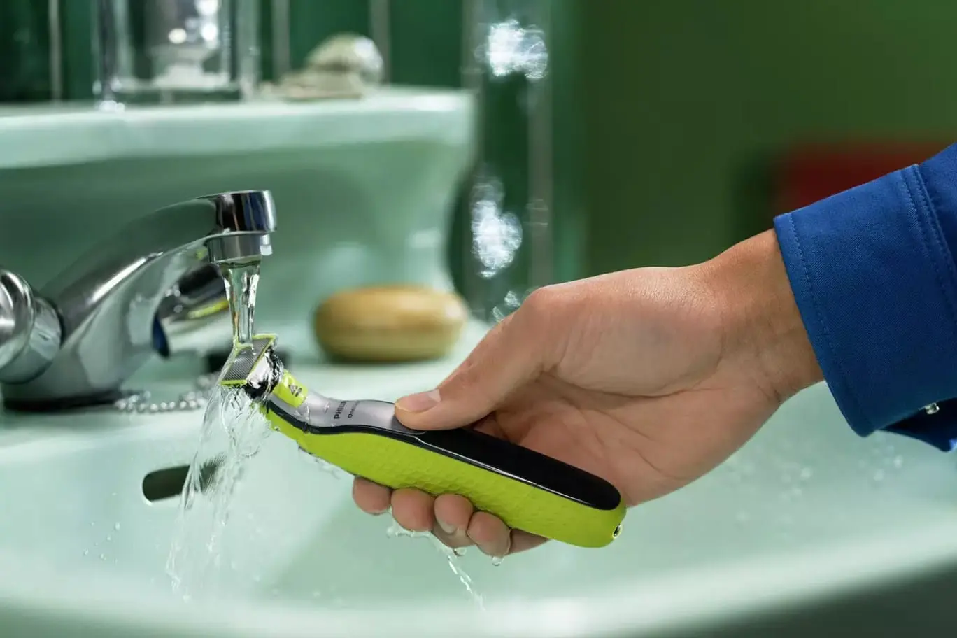 Триммер Philips OneBlade QP2724/10 (Black/Lime)