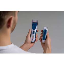 Aparat de tuns Wahl Color Pro Combo 09649-916  (Blue/White) Thumb