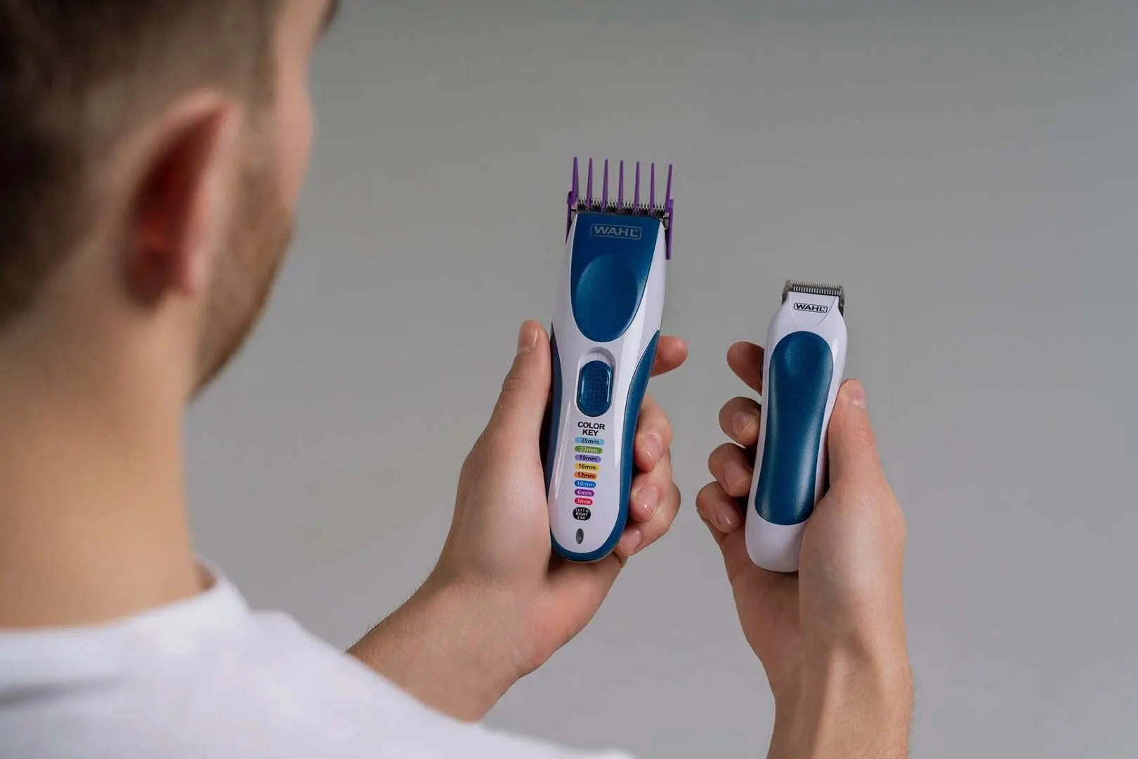 Aparat de tuns Wahl Color Pro Combo 09649-916  (Blue/White)