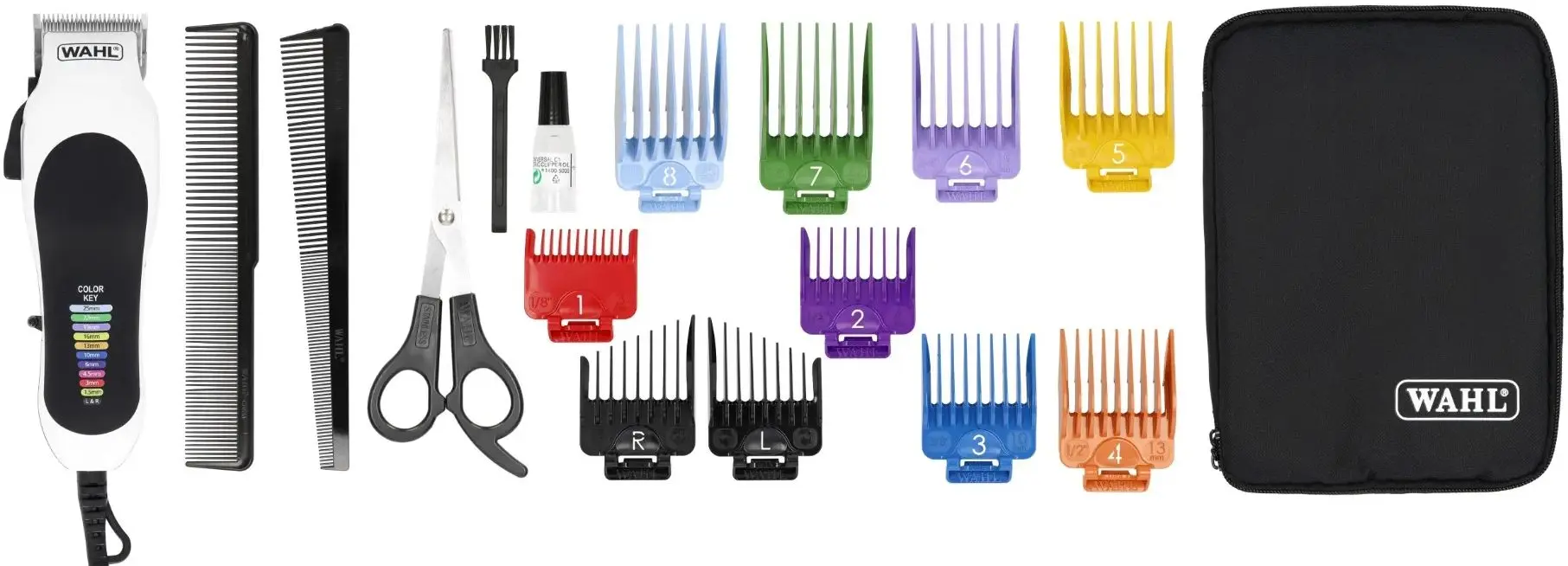 Masina de tuns Wahl Color Pro Plus 20104-0460 (White/Black)