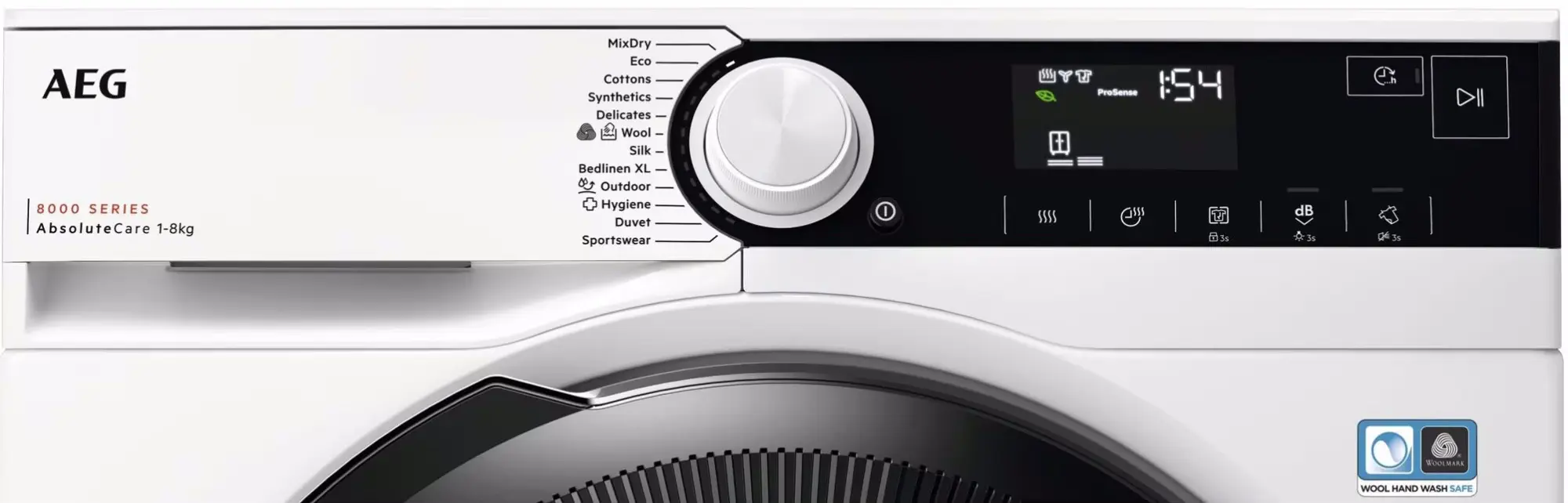 Masina de uscat rufe AEG TR8384E (White)