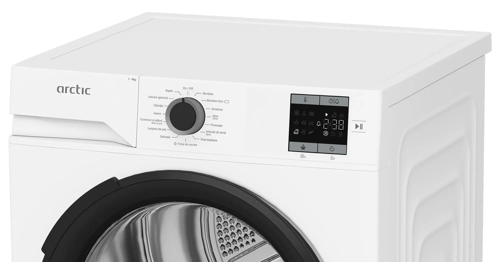 Masina de uscat rufe Arctic A2T19239W (White) - 5