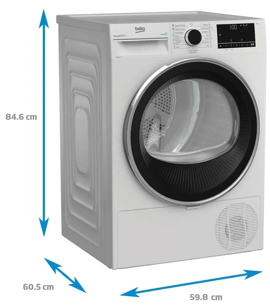 Сушильная машина Beko B3T60230 (White) - 6