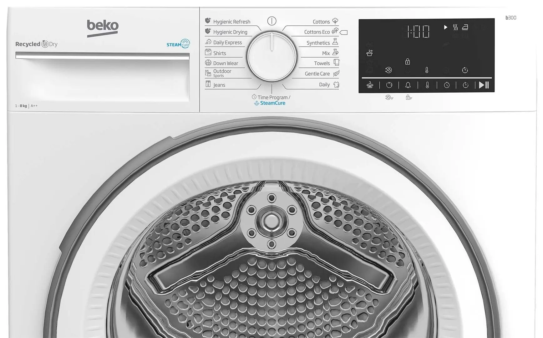 Masina de uscat rufe Beko B3T68230 (White) - 4