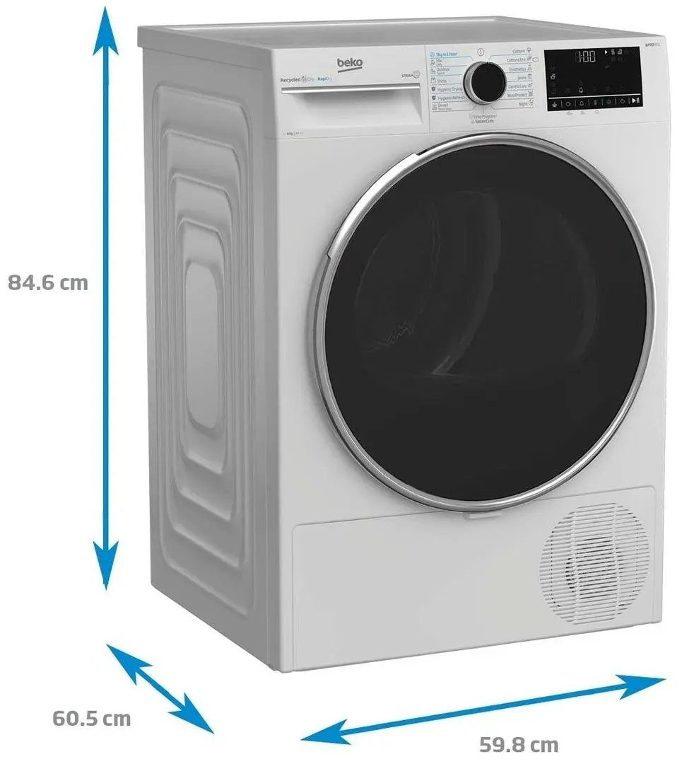 Сушильная машина Beko B5T68247 (White) - 7