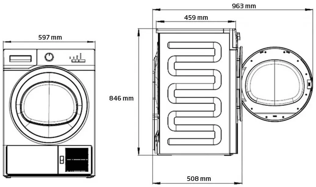 Сушильная машина Beko DF7312GXW (White) - 4