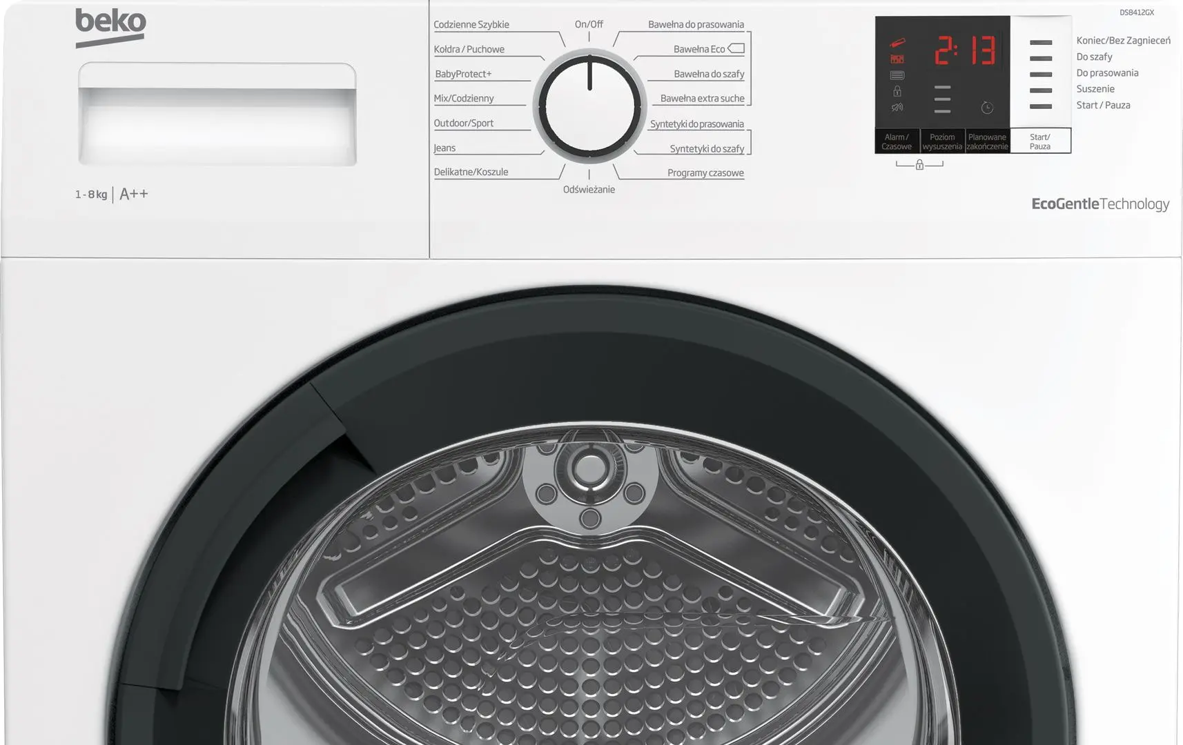 Сушильная машина Beko DS8412GX (White) - 3