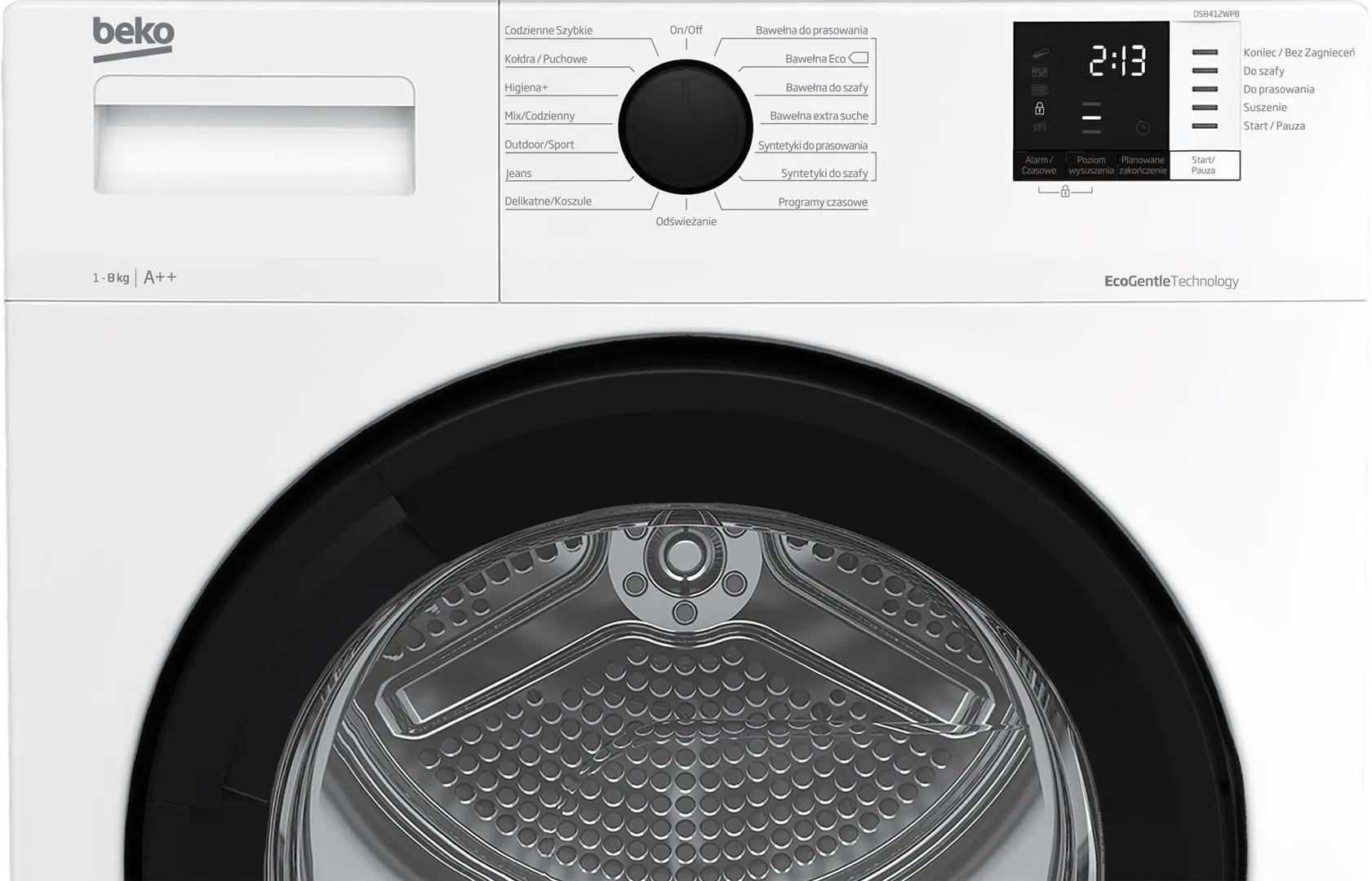 Сушильная машина Beko DS8412WPB (White) - 3