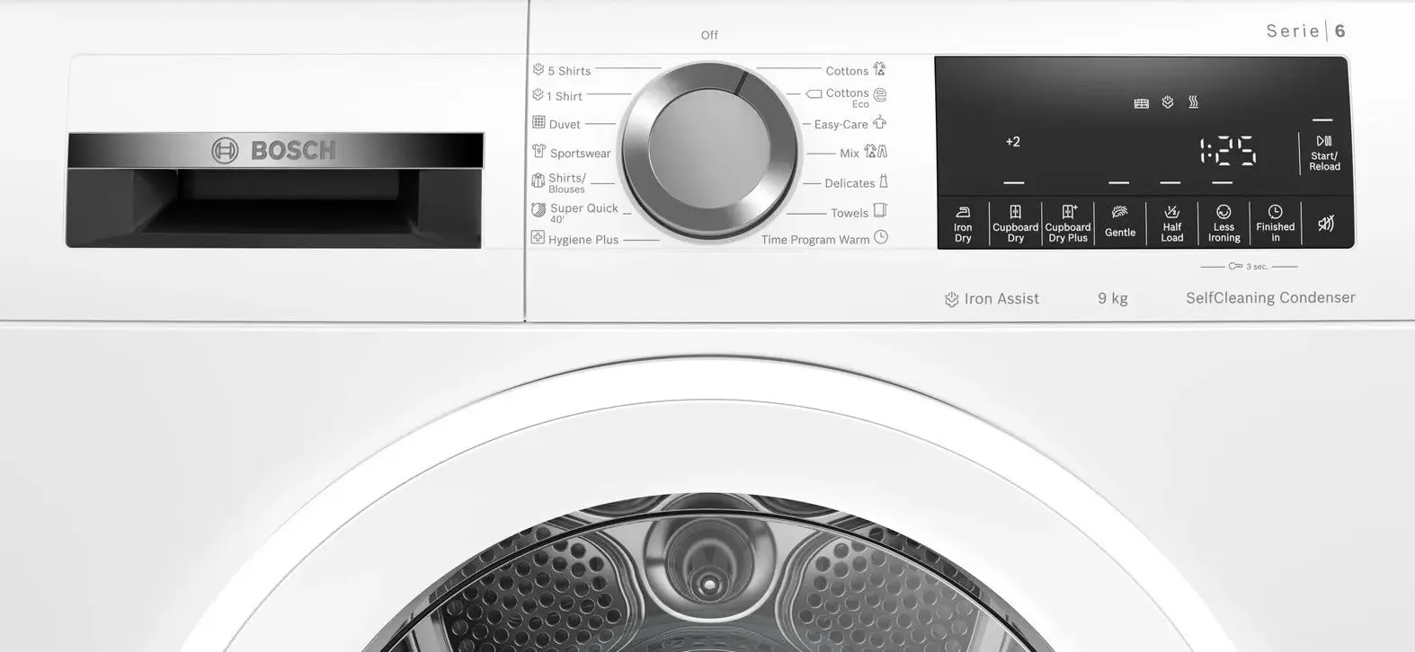 Сушильная машина Bosch WQG14591BY (White)