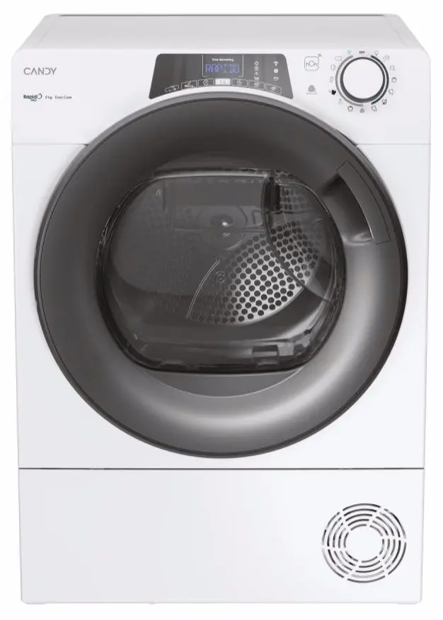 Masina de uscat rufe Candy Rapido Pro H8A2TRE-S (White)