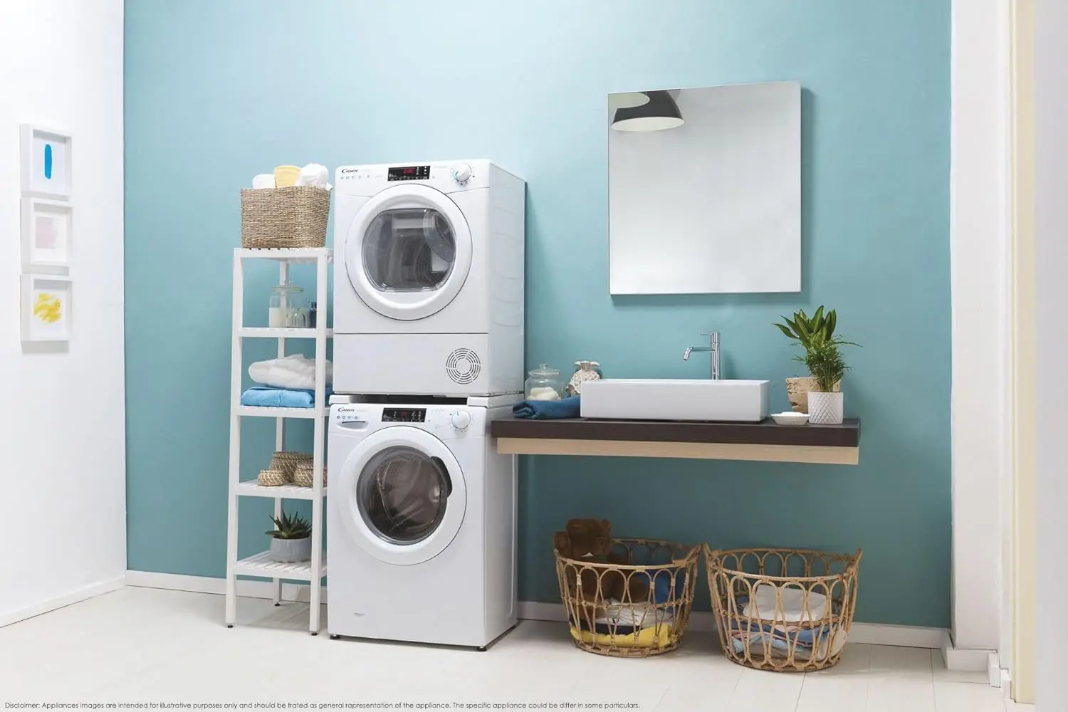 Masina de uscat rufe Candy Smart Pro CSO4 H7A2DE-S (White)